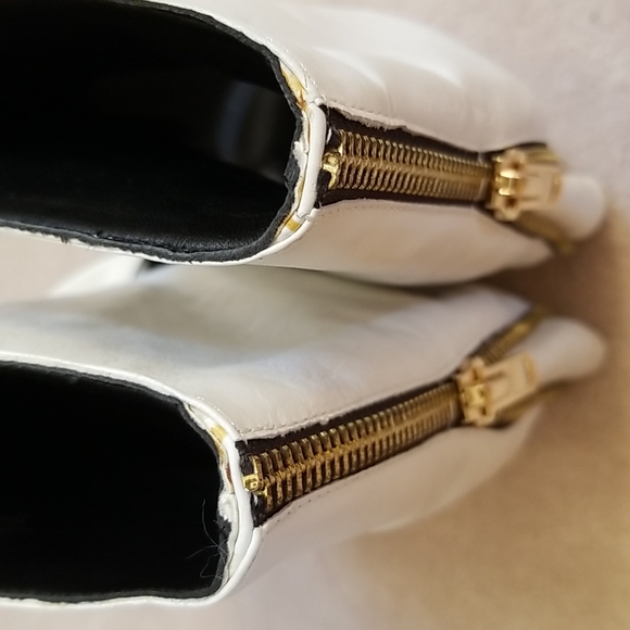 White Bootie Sandals - Picture 7 of 10